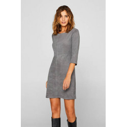 Robe stretch en similicuir