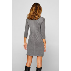 Robe stretch en similicuir