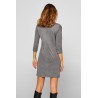 Robe stretch en similicuir