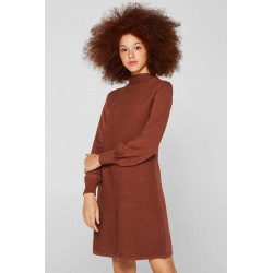 Robe-pull à manche ballon, 100% coton