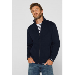 Cardigan molletonné en 100 % coton