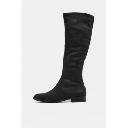Bottes stretch en textile d'aspect daim